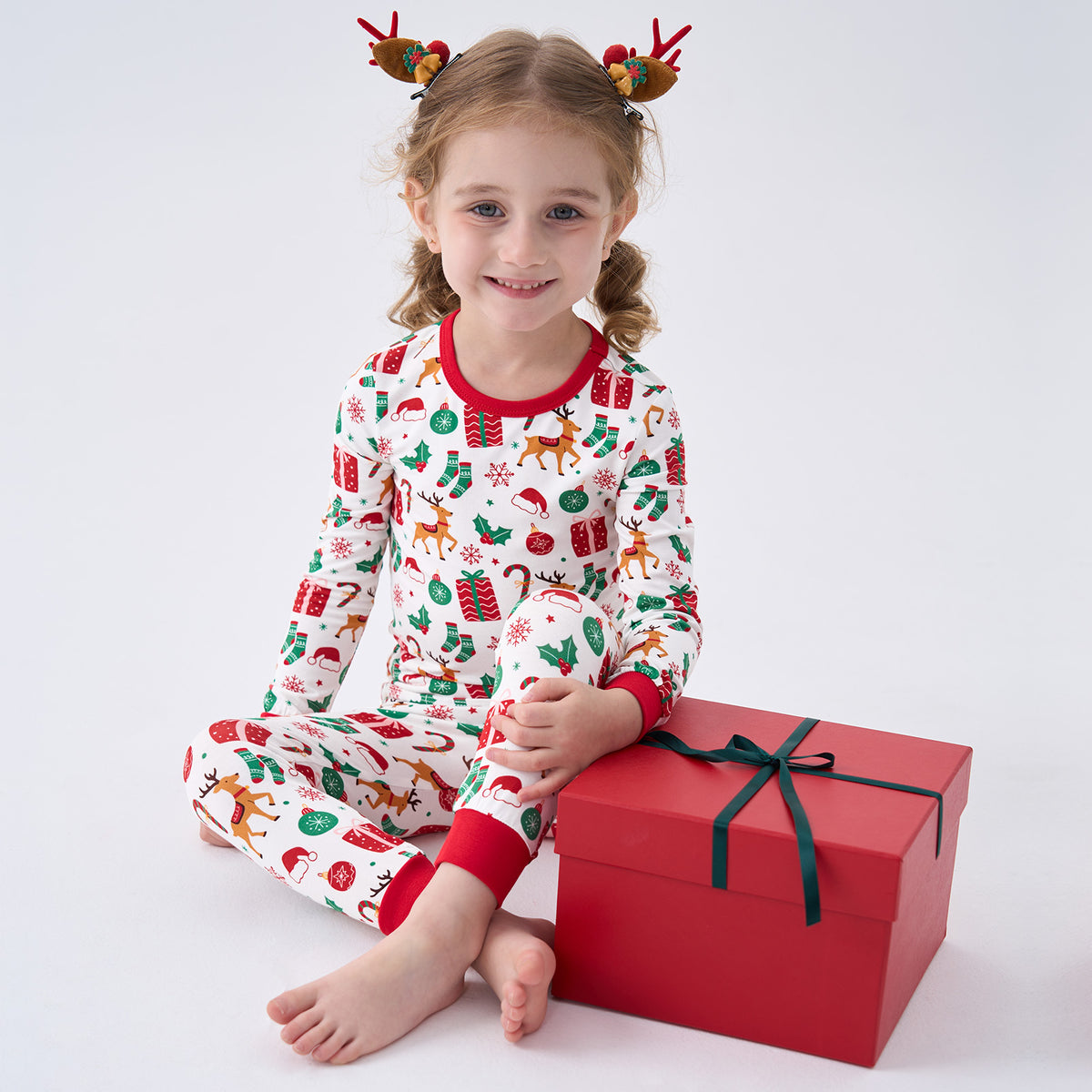 Viscose From Bamboo Christmas Family Match Set
