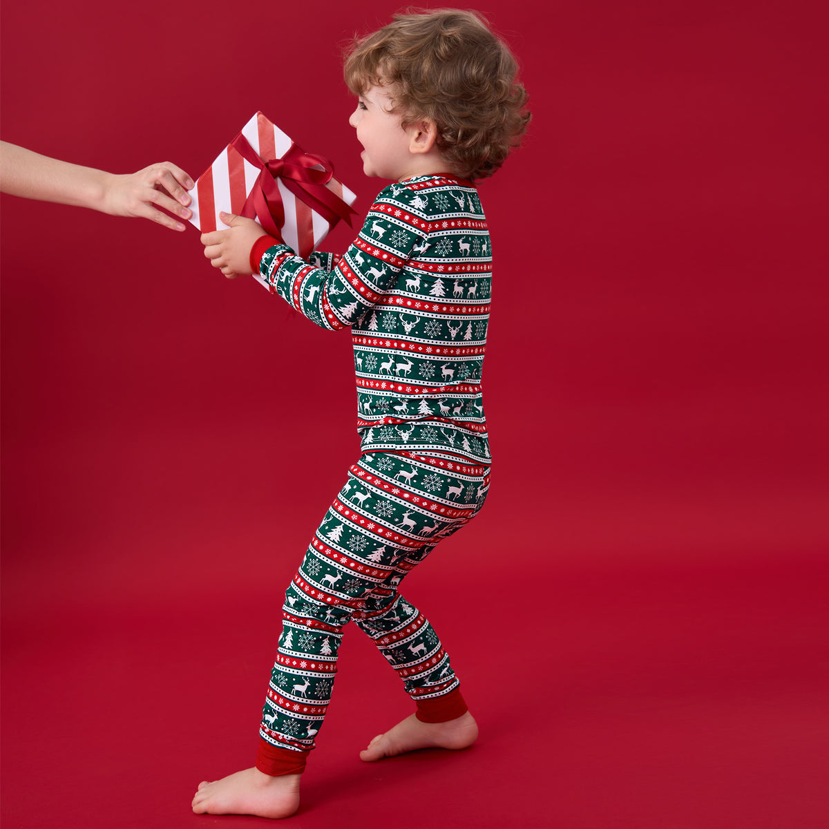 Viscose From Bamboo Christmas Family Match Set