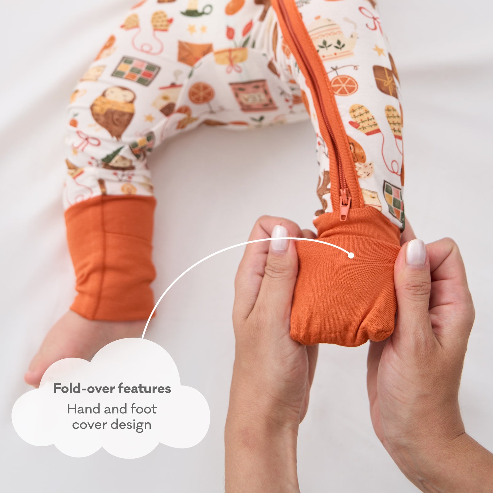 pureborn Baby Boys Sleeper Viscose from Bamboo Pajamas 2-Way Zipper Snug Fit Sleepwear Blue Cowboy Boots 0-3 Months
