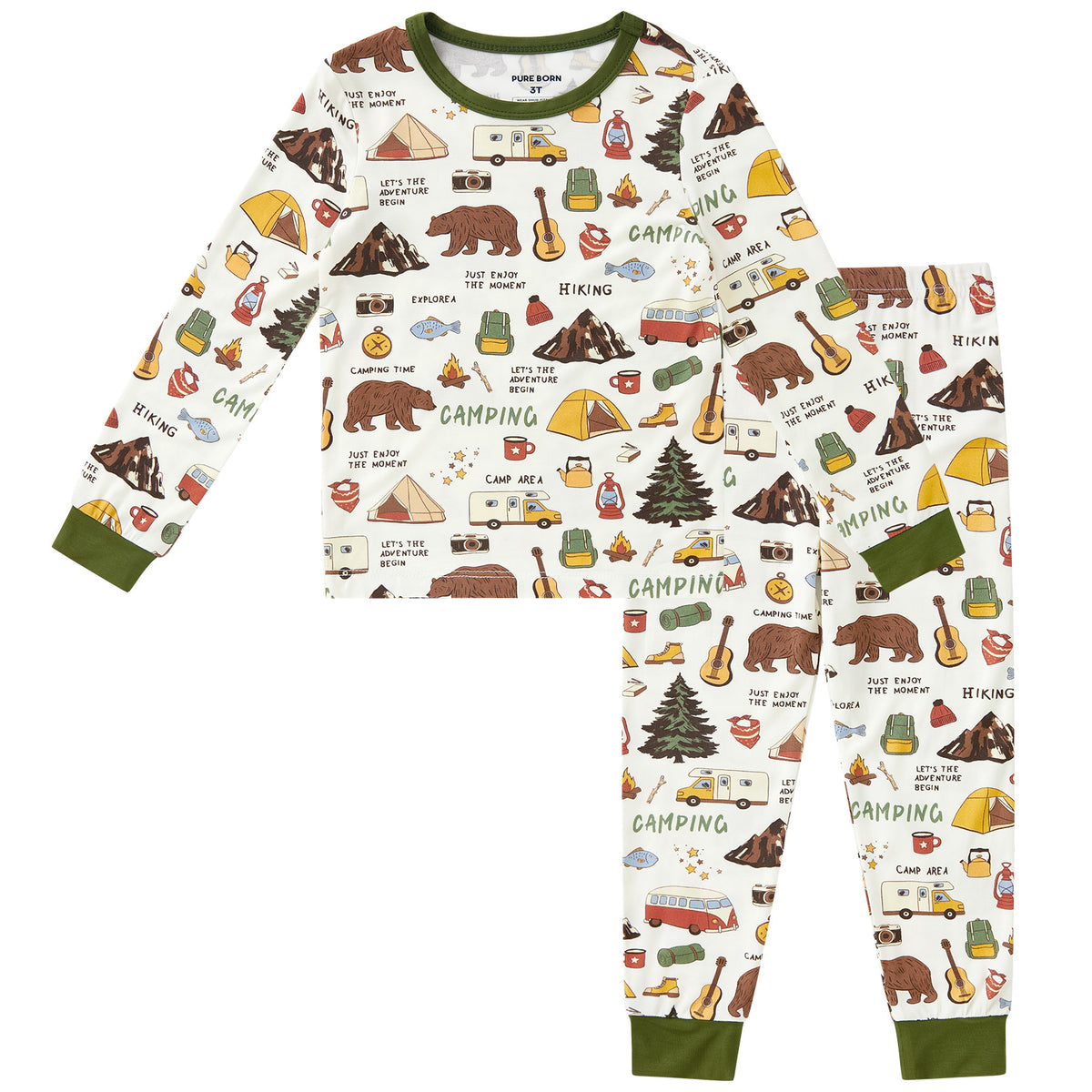 Viscose From Bamboo Pajamas for Boys Long Sleeve
