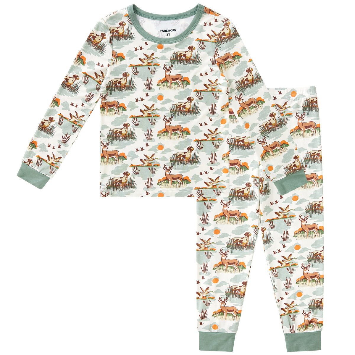 Viscose From Bamboo Pajamas for Boys Long Sleeve