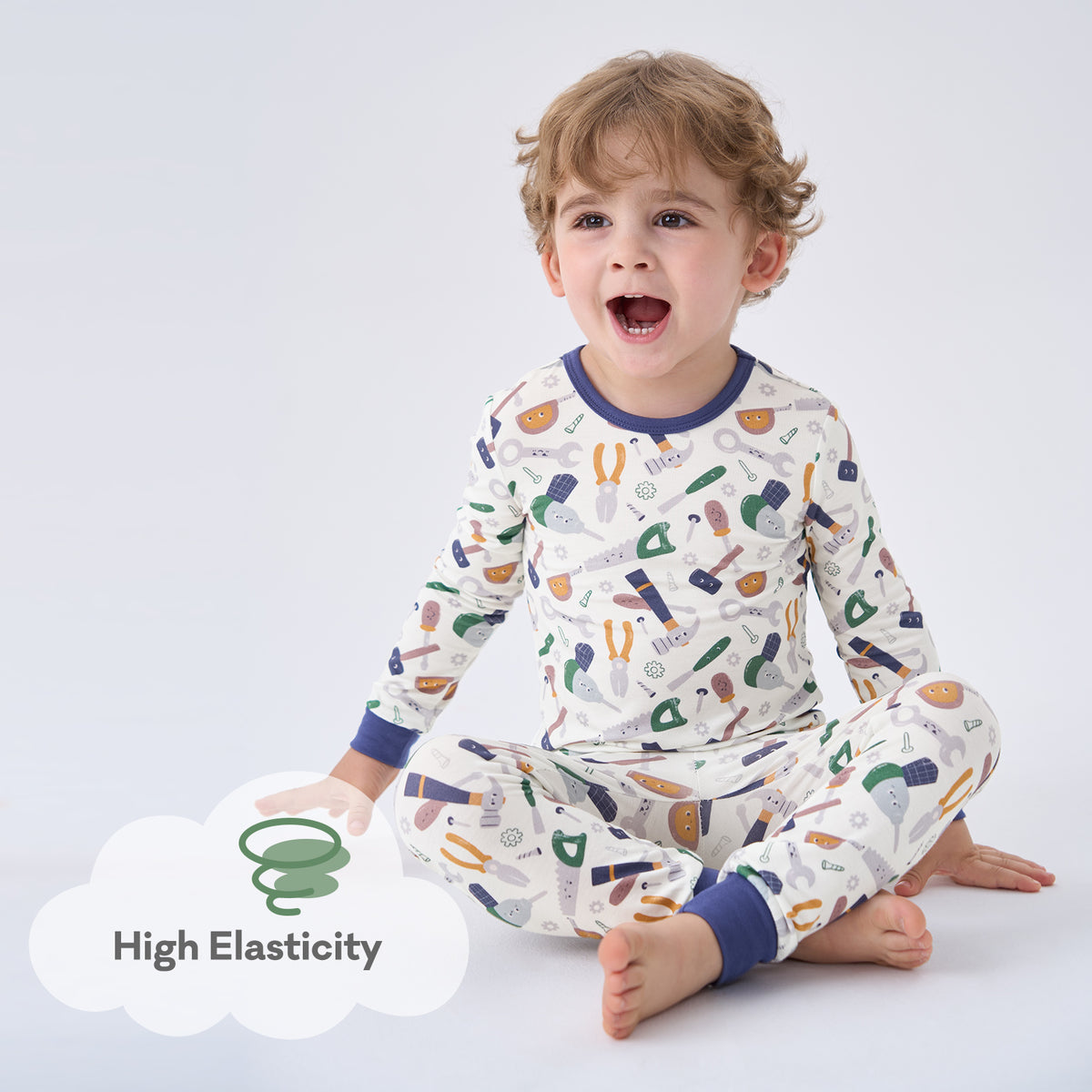 Viscose From Bamboo Pajamas for Boys Long Sleeve