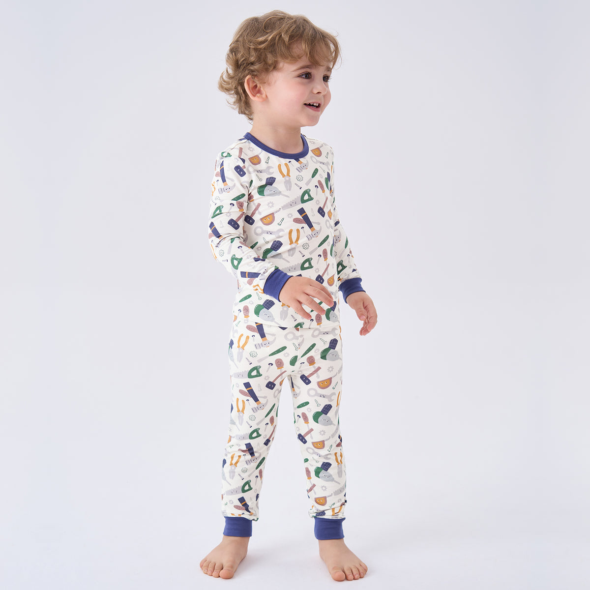Viscose From Bamboo Pajamas for Boys Long Sleeve
