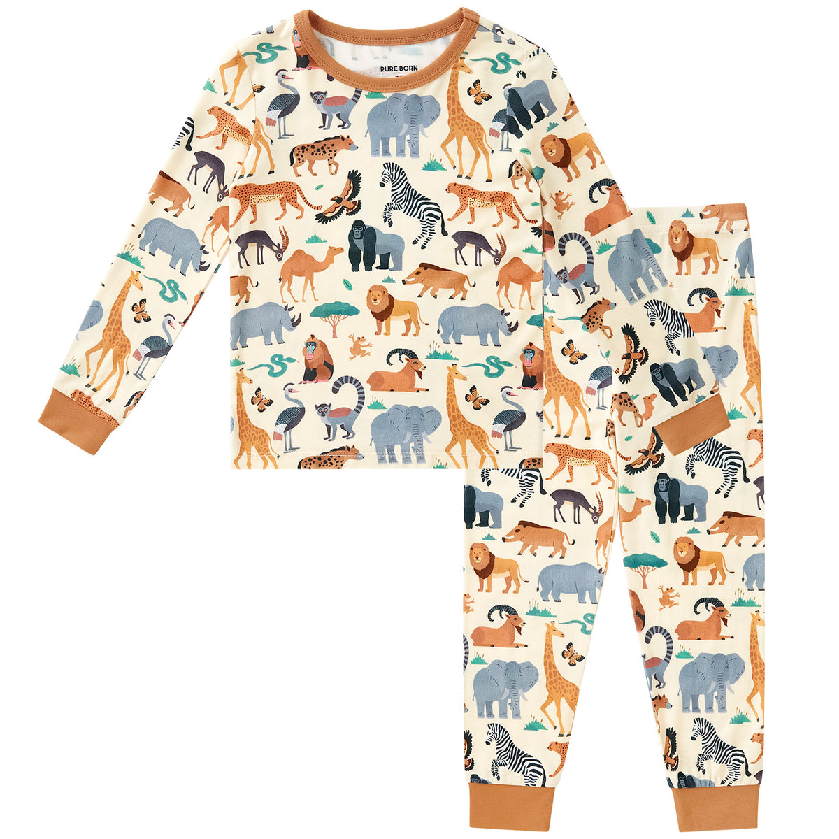 Viscose From Bamboo Pajamas for Boys Long Sleeve