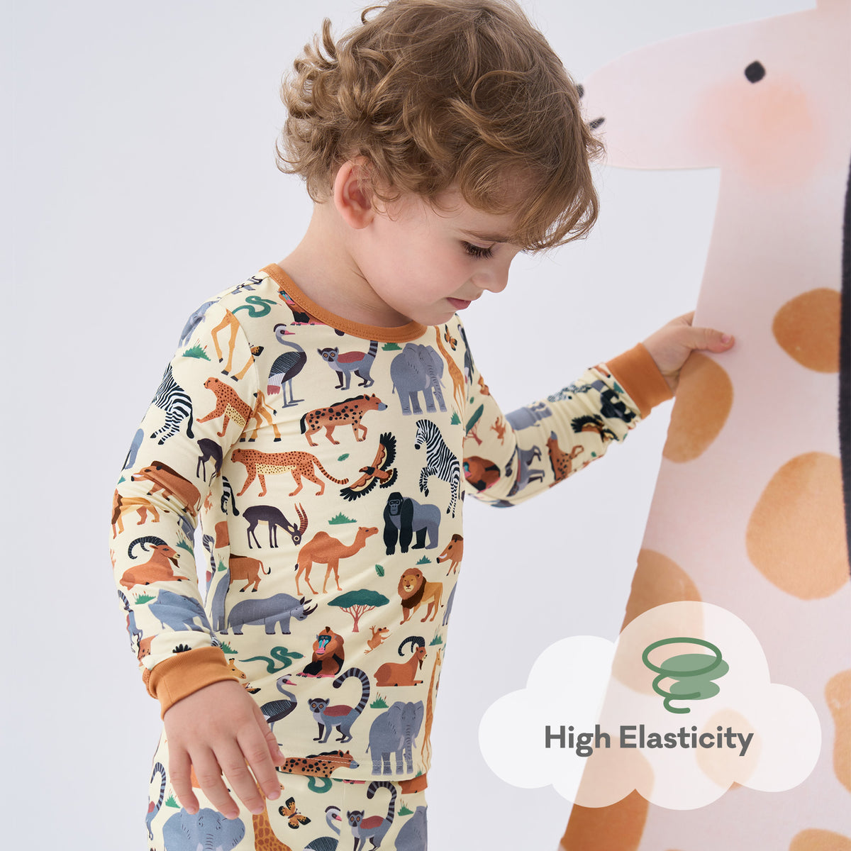 Viscose From Bamboo Pajamas for Boys Long Sleeve