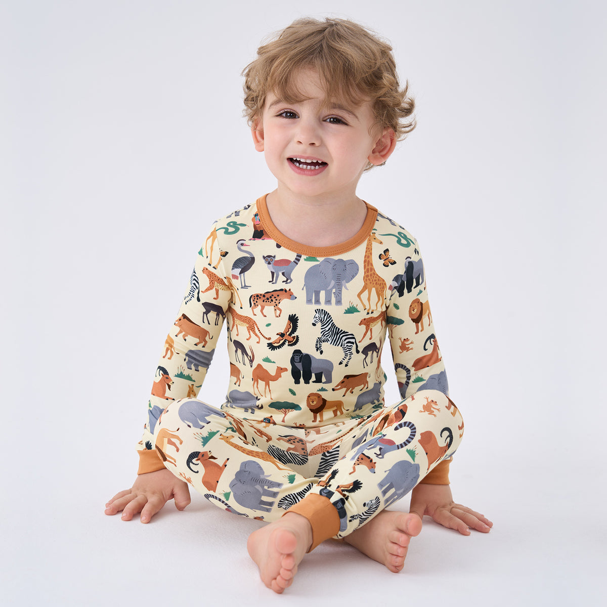 Viscose From Bamboo Pajamas for Boys Long Sleeve