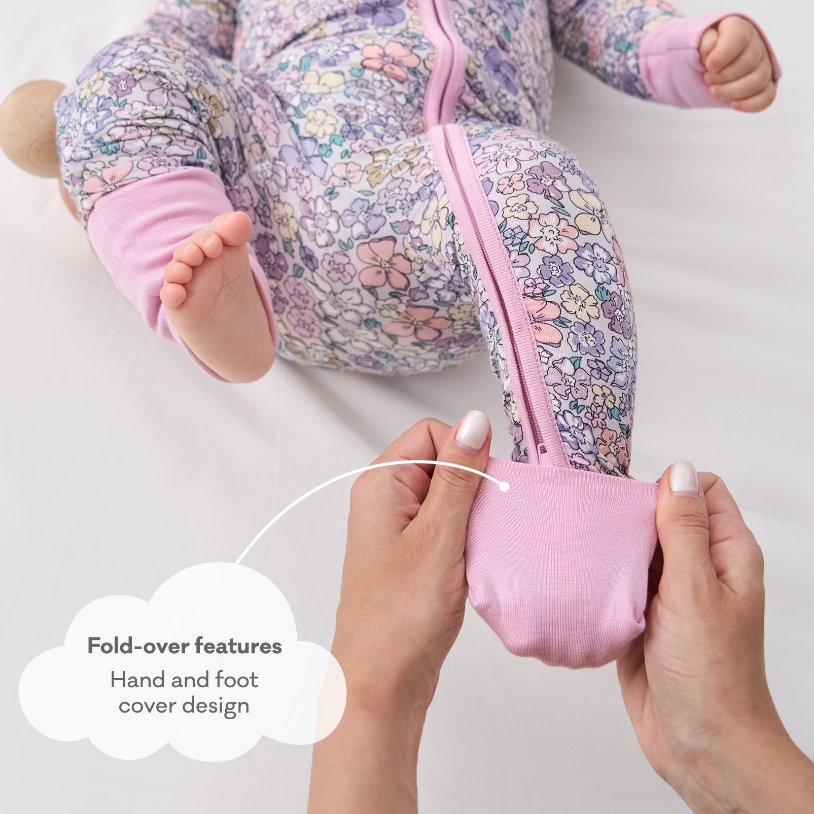 pureborn Baby Boys Sleeper Viscose from Bamboo Pajamas 2-Way Zipper Snug Fit Sleepwear Blue Cowboy Boots 0-3 Months