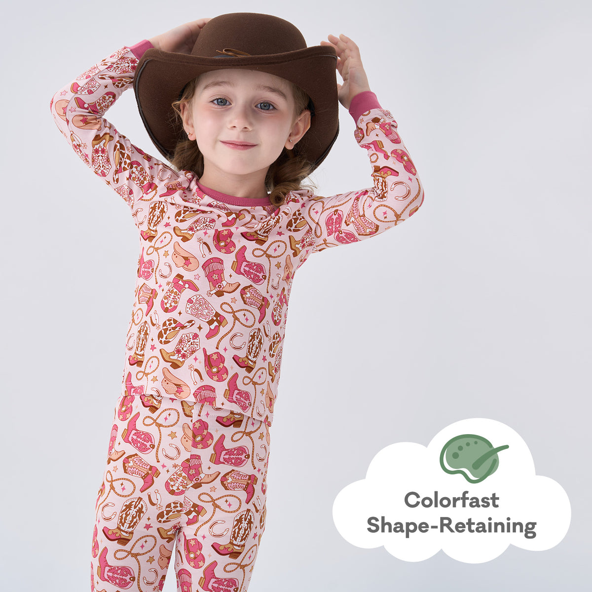 Viscose From Bamboo Pajamas for Girls Long Sleeve