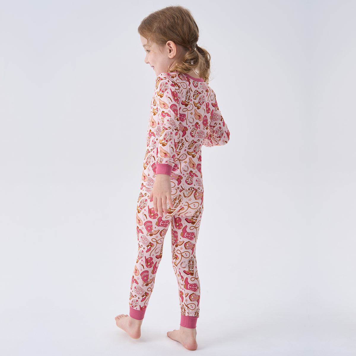 Viscose From Bamboo Pajamas for Girls Long Sleeve