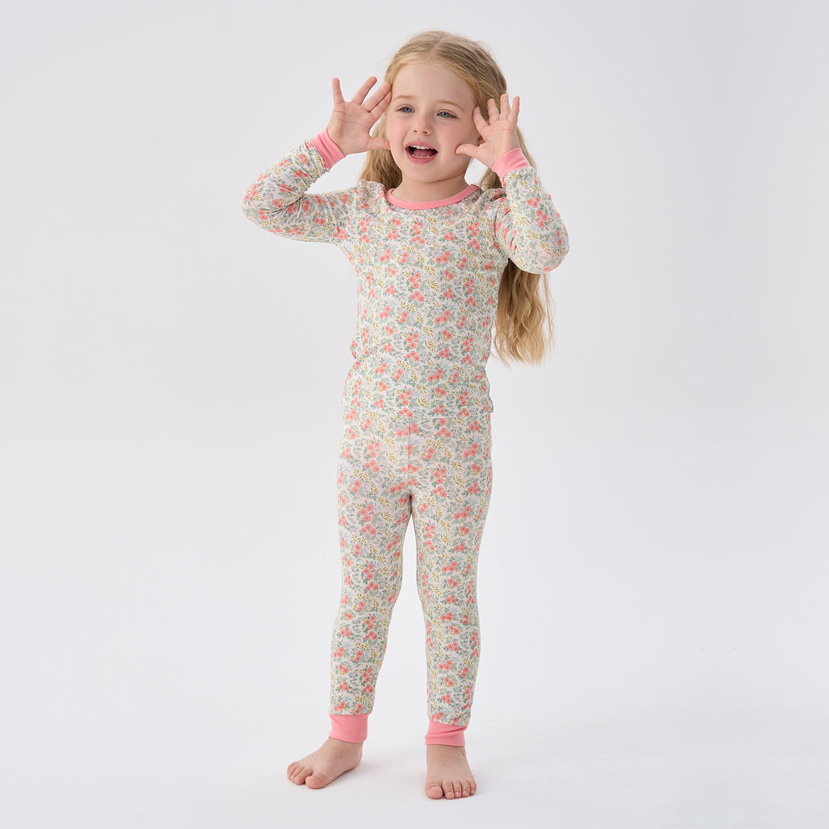 Viscose From Bamboo Pajamas for Girls Long Sleeve
