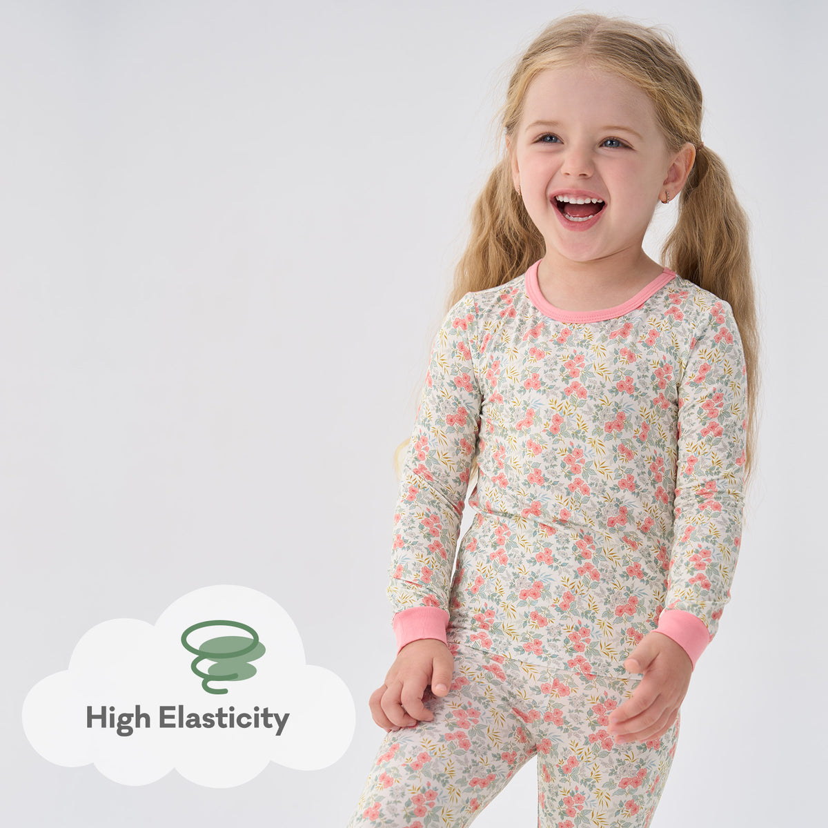Viscose From Bamboo Pajamas for Girls Long Sleeve