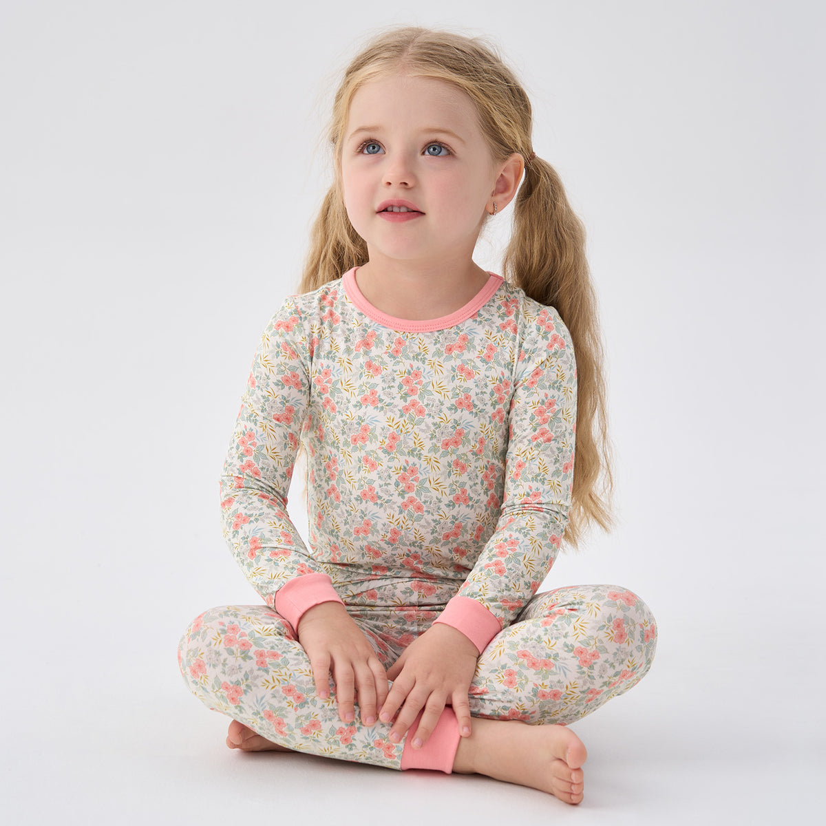 Viscose From Bamboo Pajamas for Girls Long Sleeve