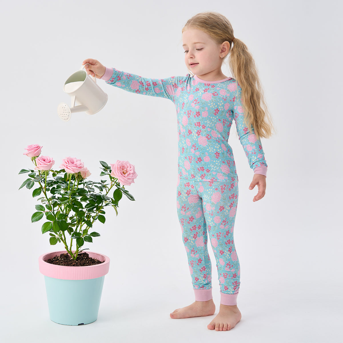 Viscose From Bamboo Pajamas for Girls Long Sleeve