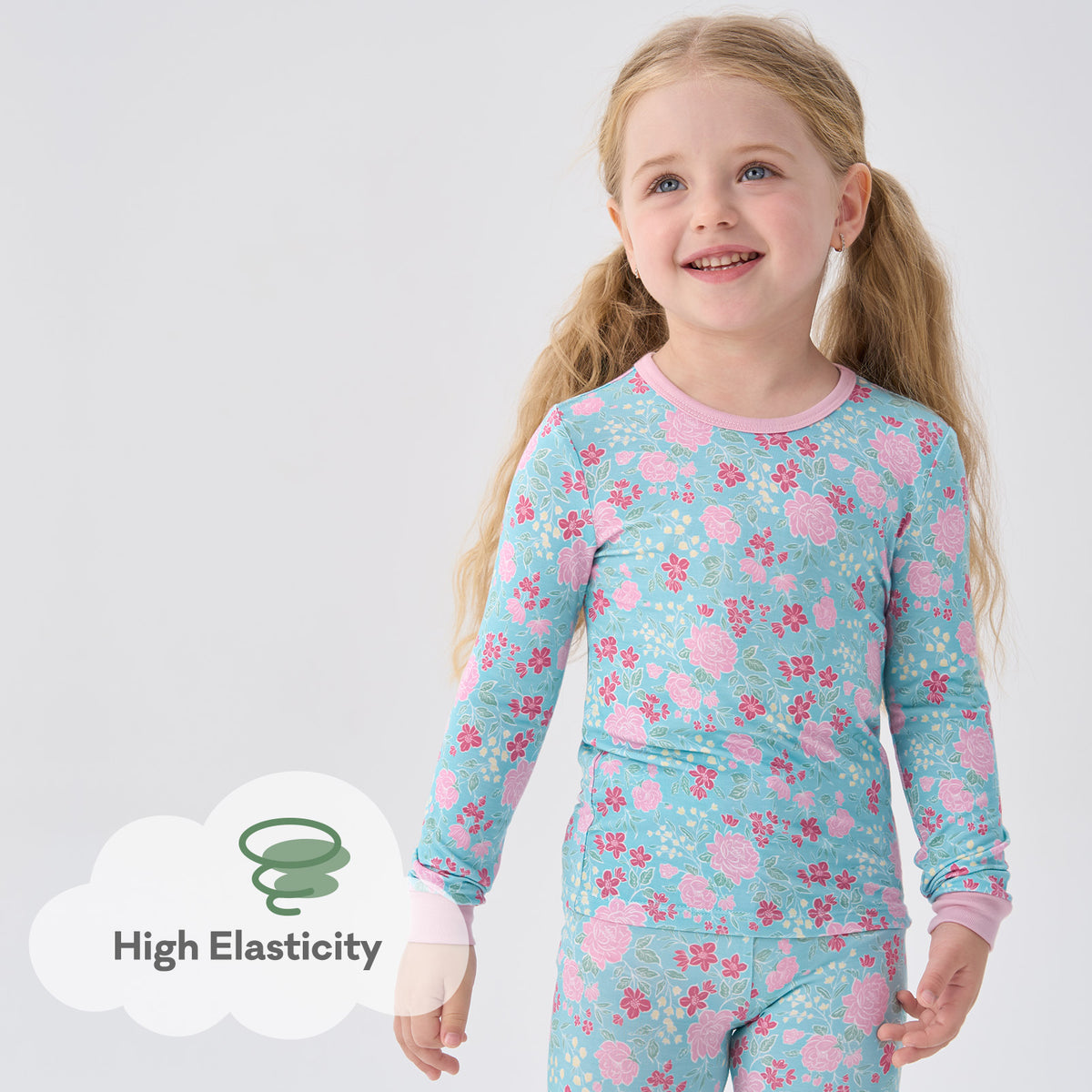 Viscose From Bamboo Pajamas for Girls Long Sleeve