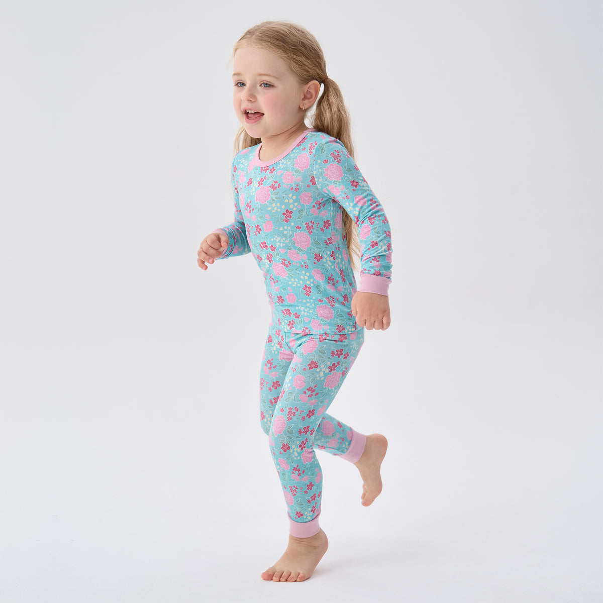 Viscose From Bamboo Pajamas for Girls Long Sleeve