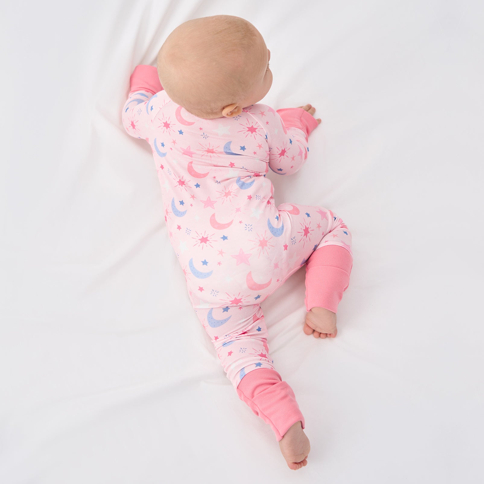 pureborn Baby Boys Sleeper Viscose from Bamboo Pajamas 2-Way Zipper Snug Fit Sleepwear Blue Cowboy Boots 0-3 Months