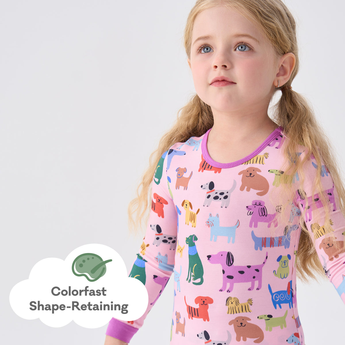 Viscose From Bamboo Pajamas for Girls Long Sleeve