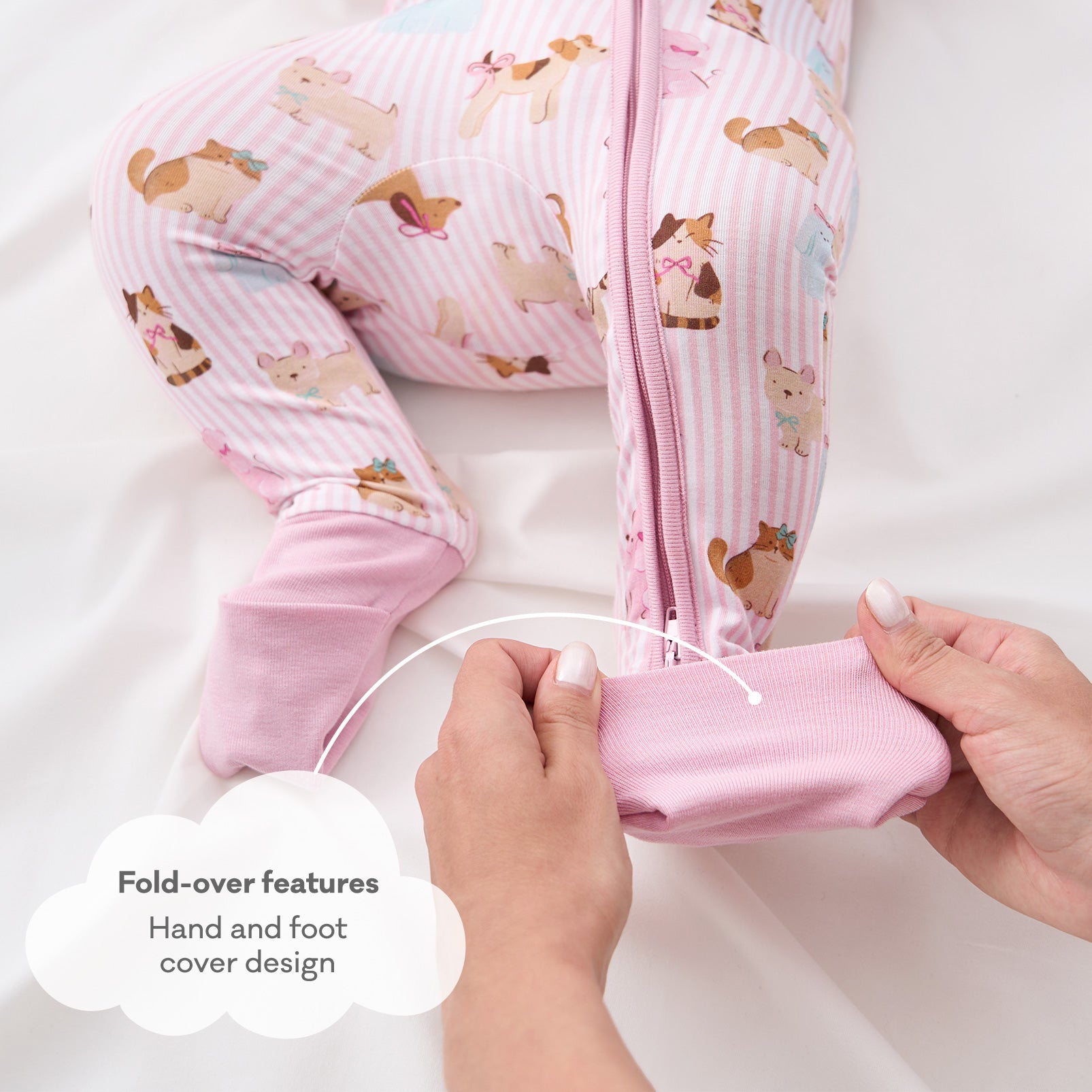 pureborn Baby Boys Sleeper Viscose from Bamboo Pajamas 2-Way Zipper Snug Fit Sleepwear Blue Cowboy Boots 0-3 Months