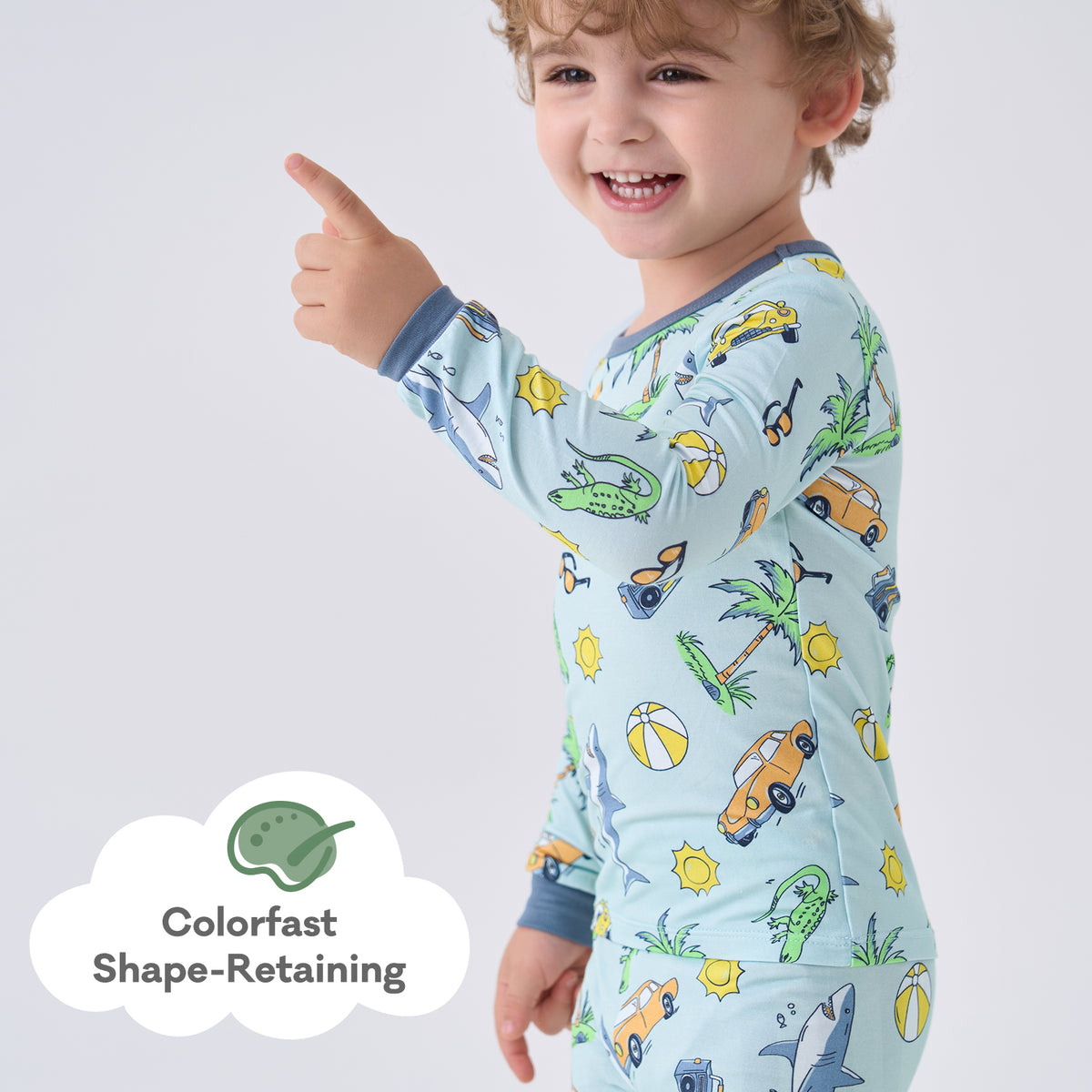Viscose From Bamboo Pajamas for Boys Long Sleeve