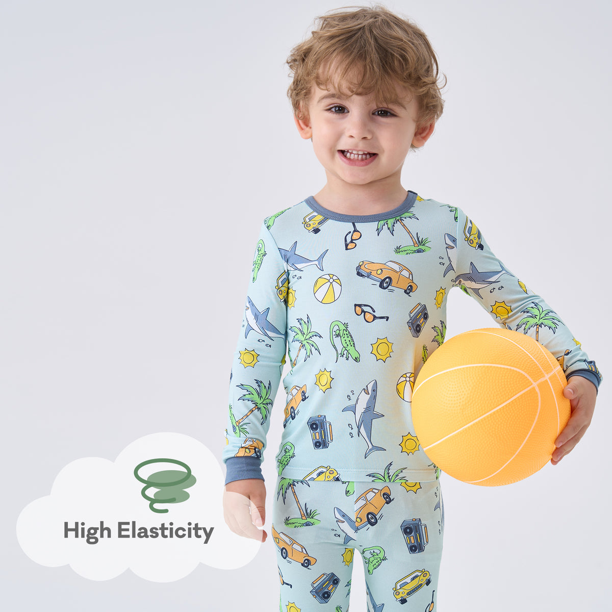 Viscose From Bamboo Pajamas for Boys Long Sleeve