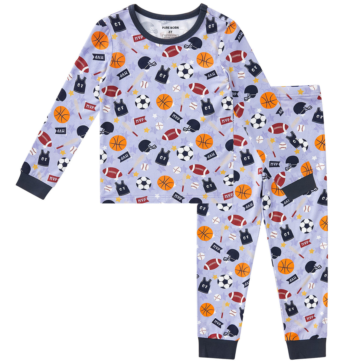 Viscose From Bamboo Pajamas for Boys Long Sleeve