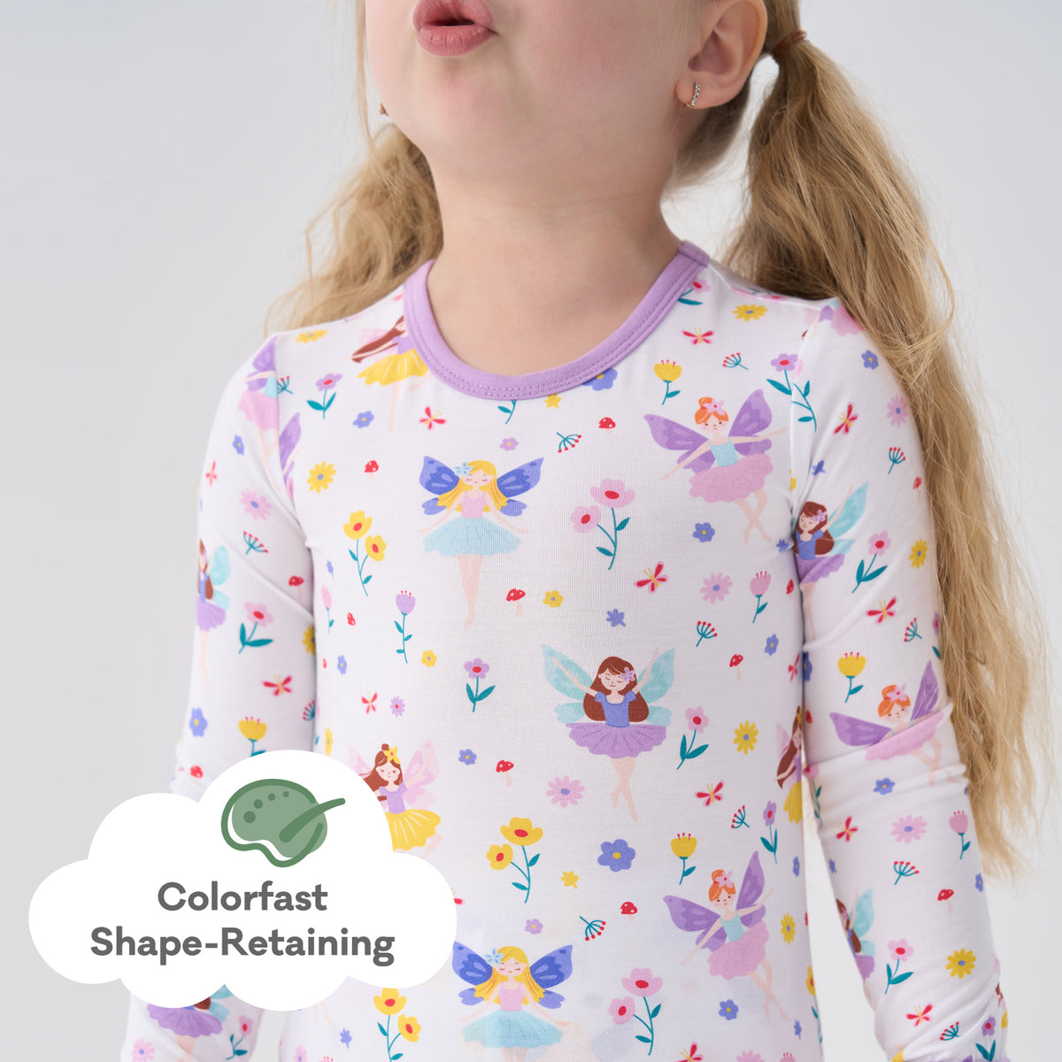 Viscose From Bamboo Pajamas for Girls Long Sleeve