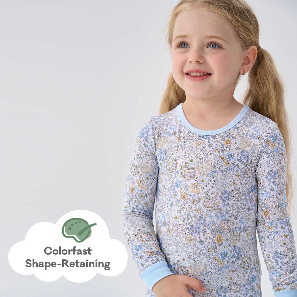 Viscose From Bamboo Pajamas for Girls Long Sleeve
