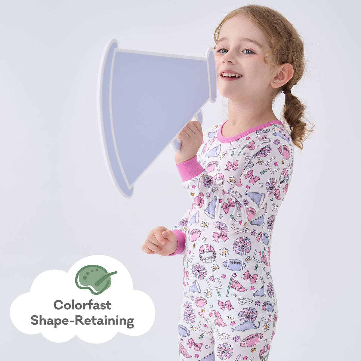 Viscose From Bamboo Pajamas for Girls Long Sleeve