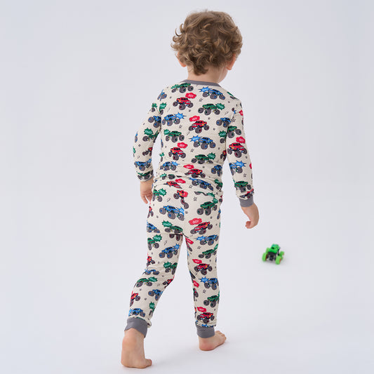 Viscose From Bamboo Pajamas for Boys Long Sleeve