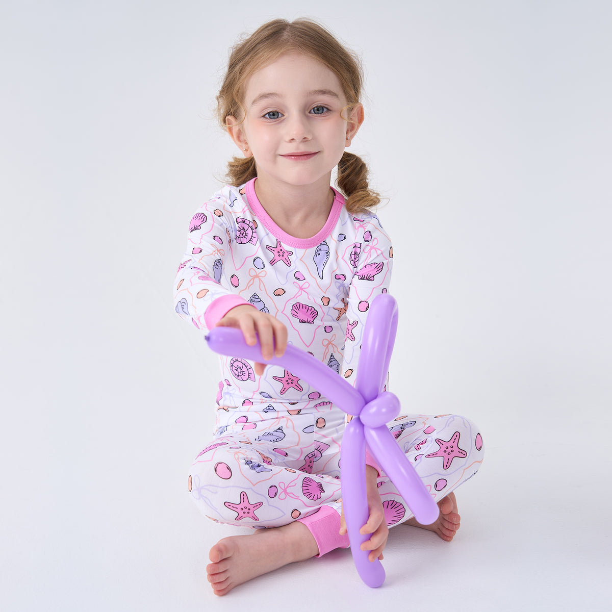 Viscose From Bamboo Pajamas for Girls Long Sleeve
