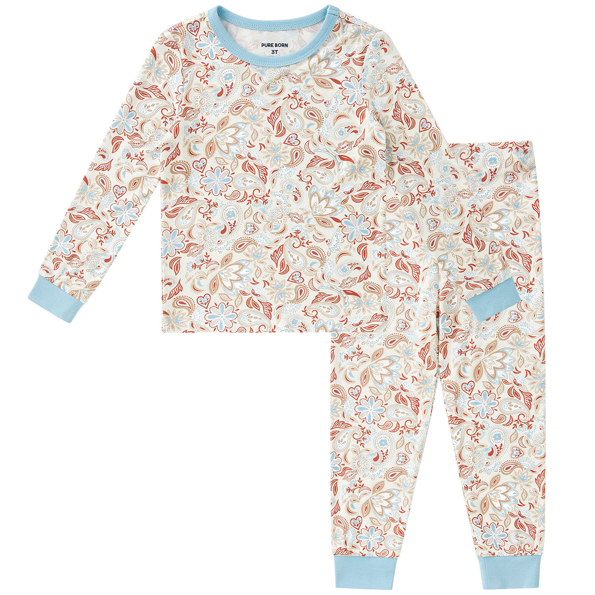 Viscose From Bamboo Pajamas for Girls Long Sleeve