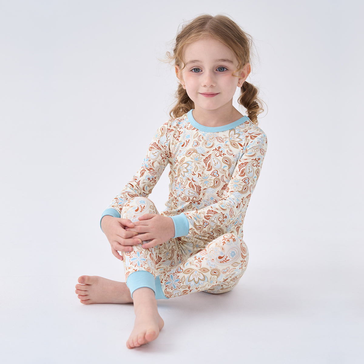 Viscose From Bamboo Pajamas for Girls Long Sleeve