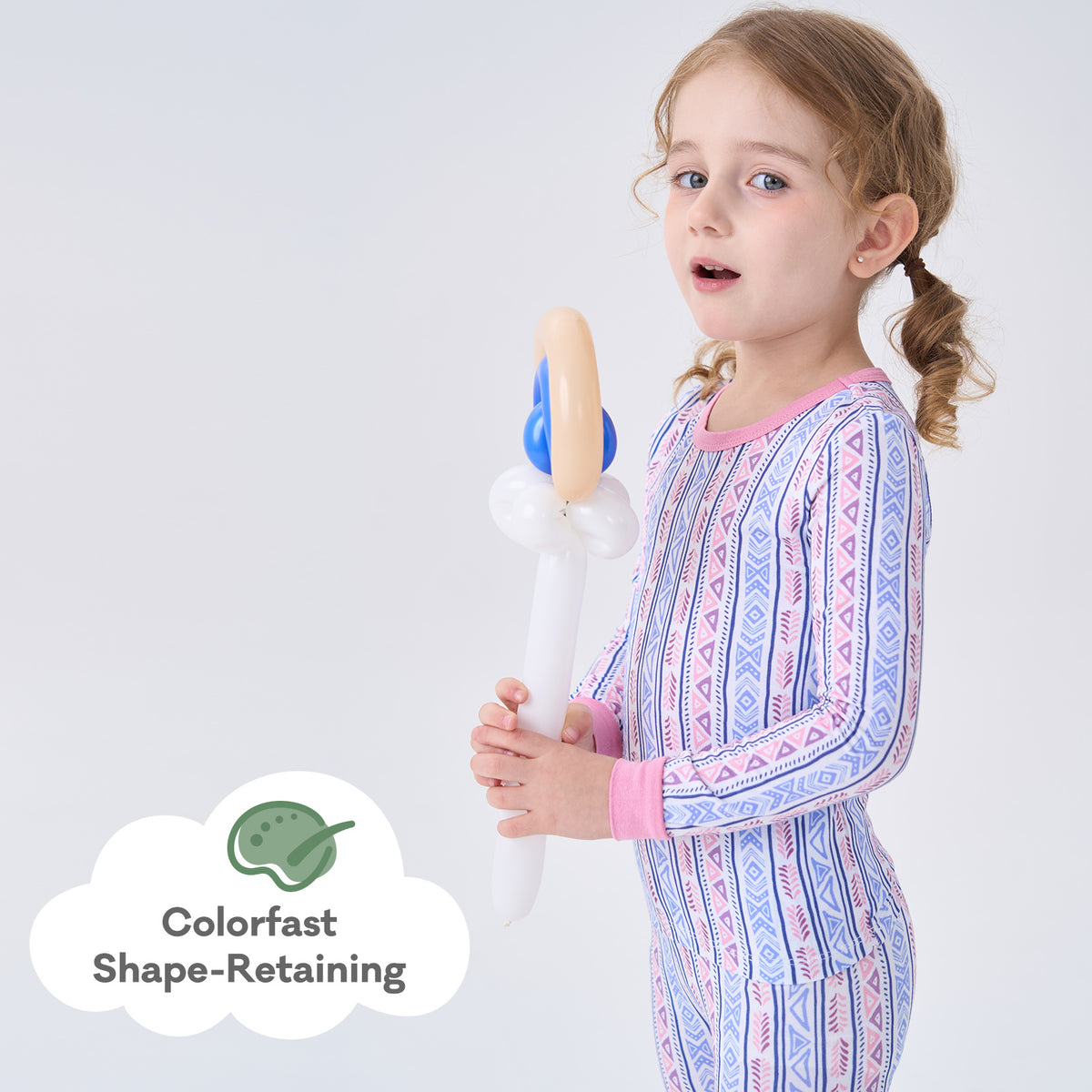 Viscose From Bamboo Pajamas for Girls Long Sleeve