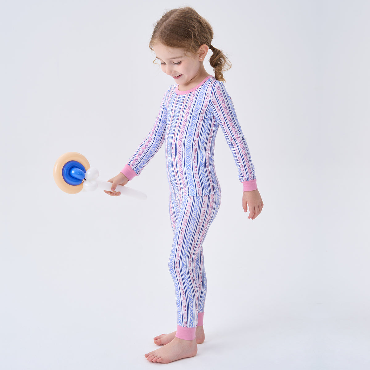 Viscose From Bamboo Pajamas for Girls Long Sleeve