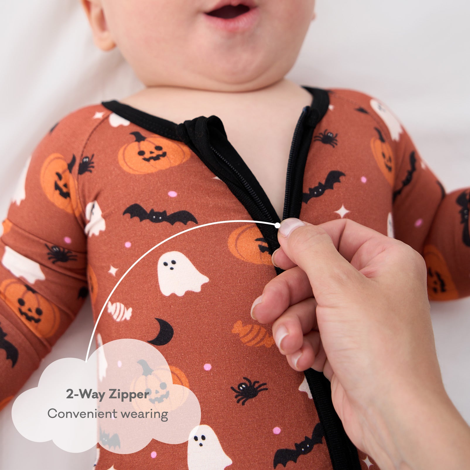 pureborn Baby Boys Sleeper Viscose from Bamboo Pajamas 2-Way Zipper Snug Fit Sleepwear Blue Cowboy Boots 0-3 Months