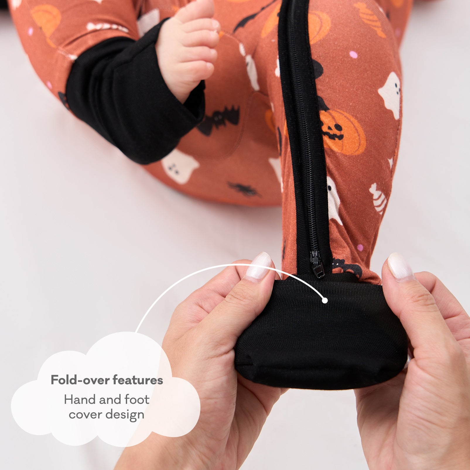 pureborn Baby Boys Sleeper Viscose from Bamboo Pajamas 2-Way Zipper Snug Fit Sleepwear Blue Cowboy Boots 0-3 Months