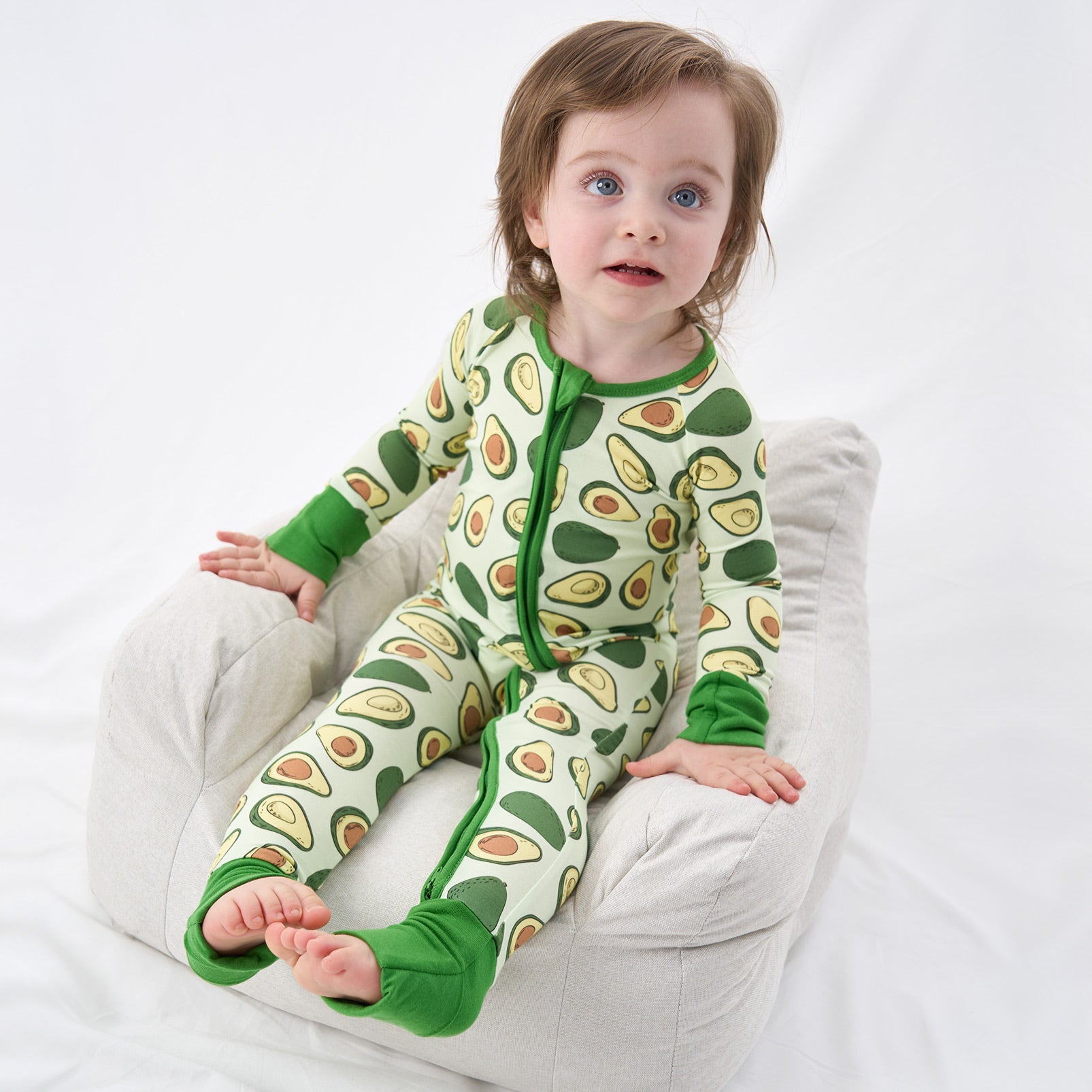 pureborn Baby Boys Sleeper Viscose from Bamboo Pajamas 2-Way Zipper Snug Fit Sleepwear Blue Cowboy Boots 0-3 Months