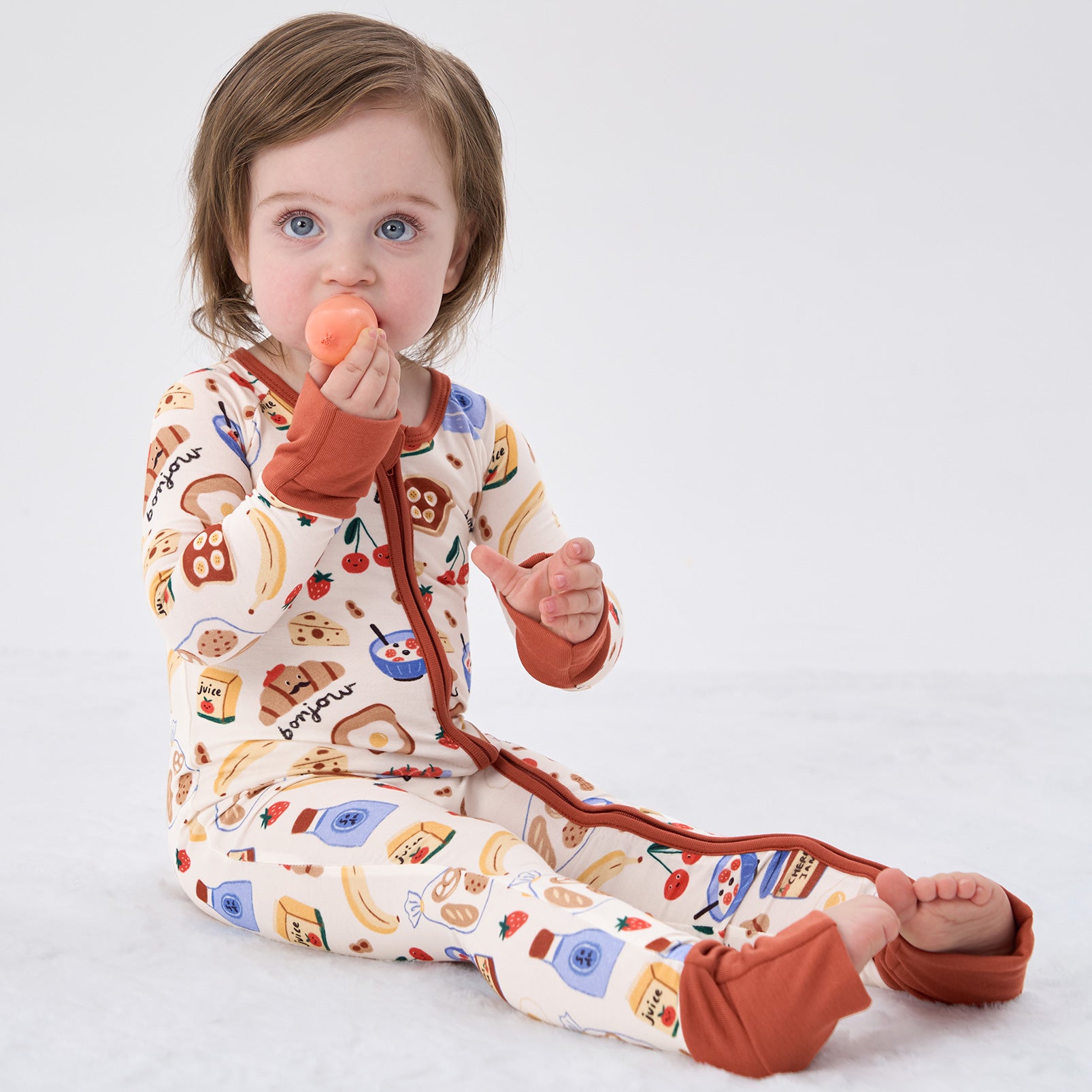 pureborn Baby Boys Sleeper Viscose from Bamboo Pajamas 2-Way Zipper Snug Fit Sleepwear Blue Cowboy Boots 0-3 Months