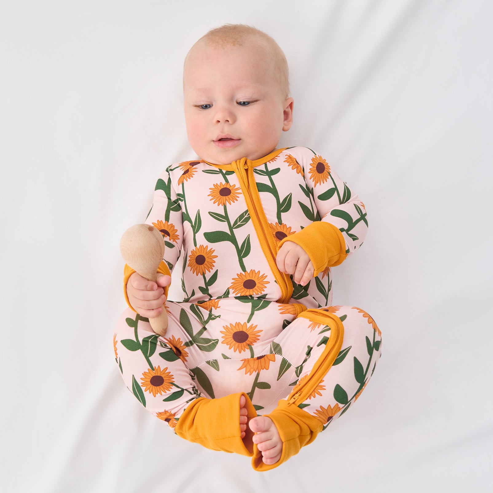 pureborn Baby Boys Sleeper Viscose from Bamboo Pajamas 2-Way Zipper Snug Fit Sleepwear Blue Cowboy Boots 0-3 Months