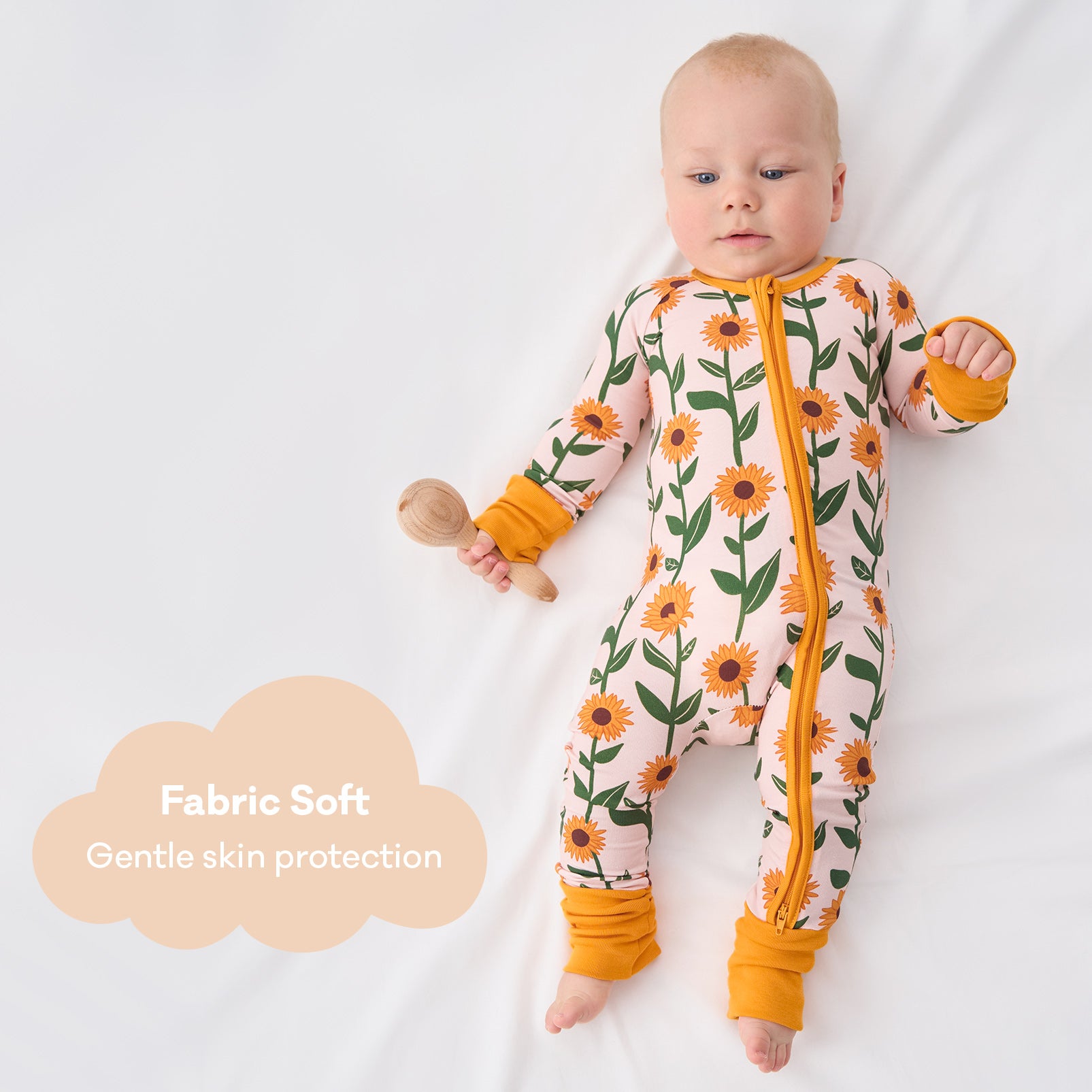 pureborn Baby Boys Sleeper Viscose from Bamboo Pajamas 2-Way Zipper Snug Fit Sleepwear Blue Cowboy Boots 0-3 Months
