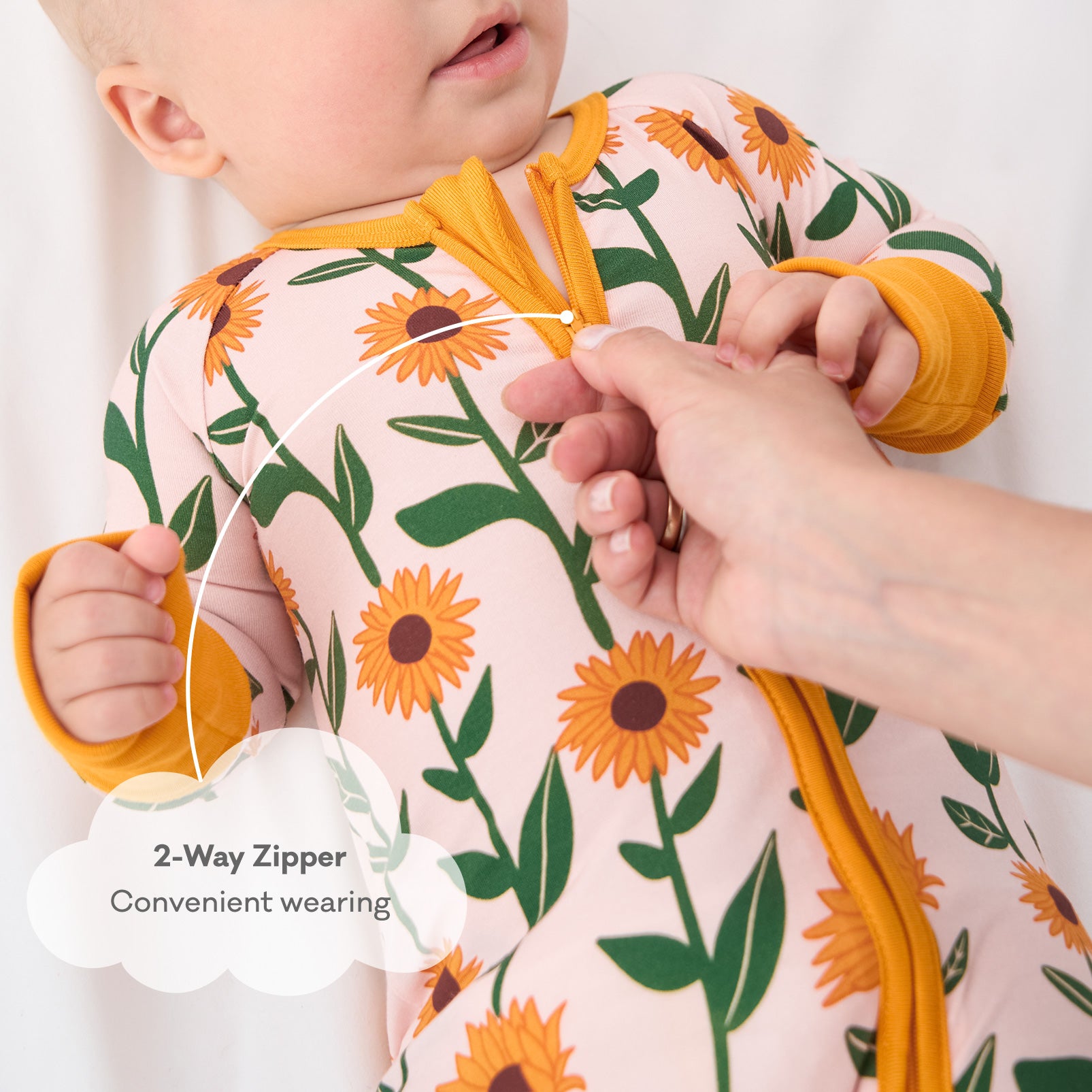 pureborn Baby Boys Sleeper Viscose from Bamboo Pajamas 2-Way Zipper Snug Fit Sleepwear Blue Cowboy Boots 0-3 Months