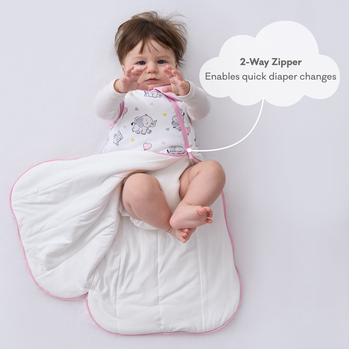 Viscose from Bamboo Baby Sack 2-Way Zipper