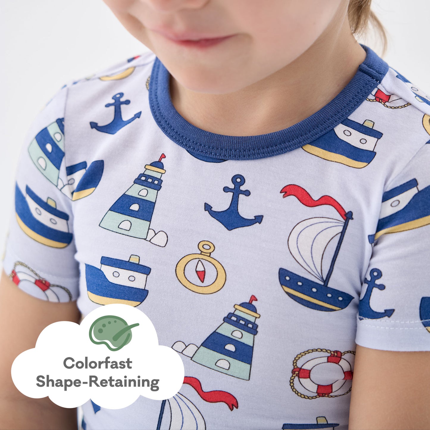 pureborn Toddler Little Kids Viscose From Bamboo Pajamas Set Short Sleeve Pjs Snug Fit Sleepwear 2pcs