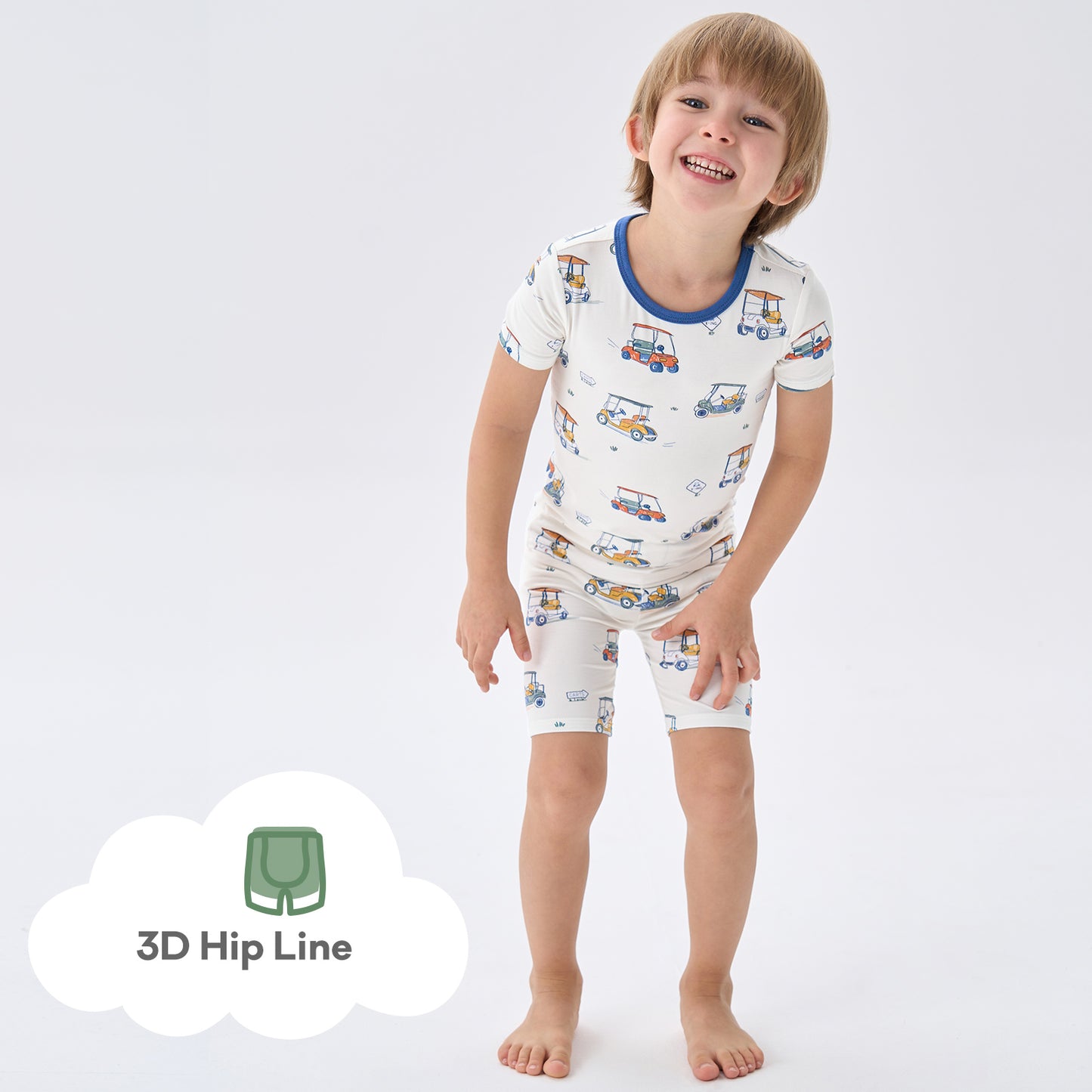 pureborn Toddler Little Kids Viscose From Bamboo Pajamas Set Short Sleeve Pjs Snug Fit Sleepwear 2pcs