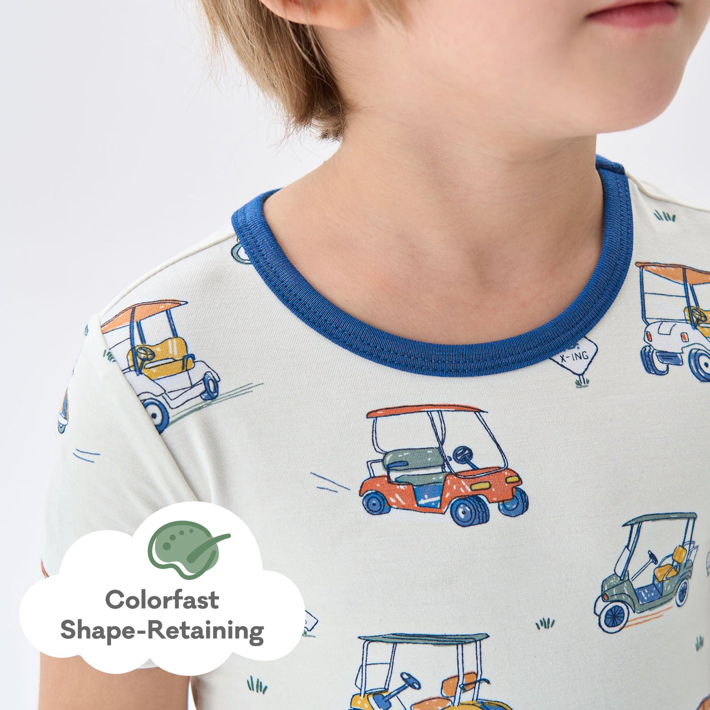 pureborn Toddler Little Kids Viscose From Bamboo Pajamas Set Short Sleeve Pjs Snug Fit Sleepwear 2pcs