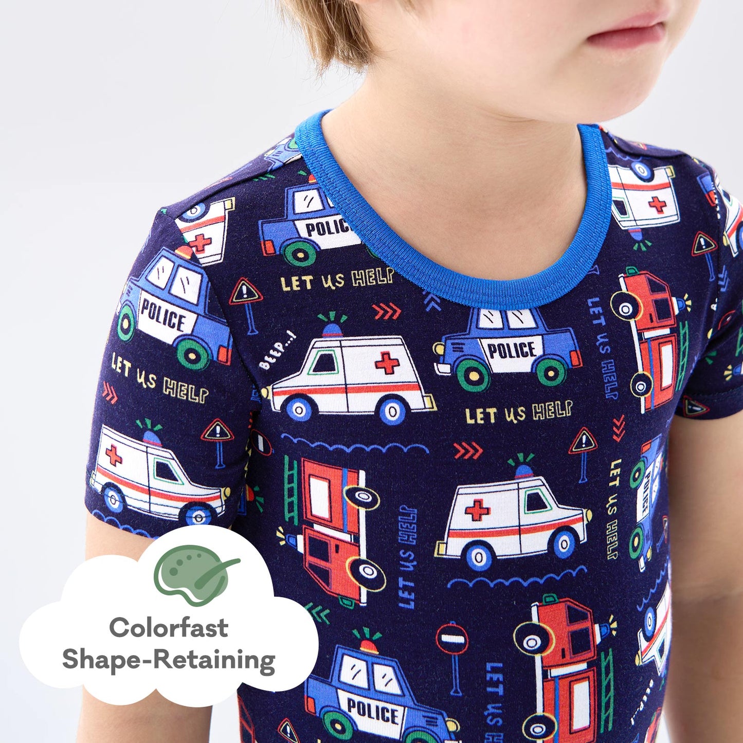 pureborn Toddler Little Kids Viscose From Bamboo Pajamas Set Short Sleeve Pjs Snug Fit Sleepwear 2pcs