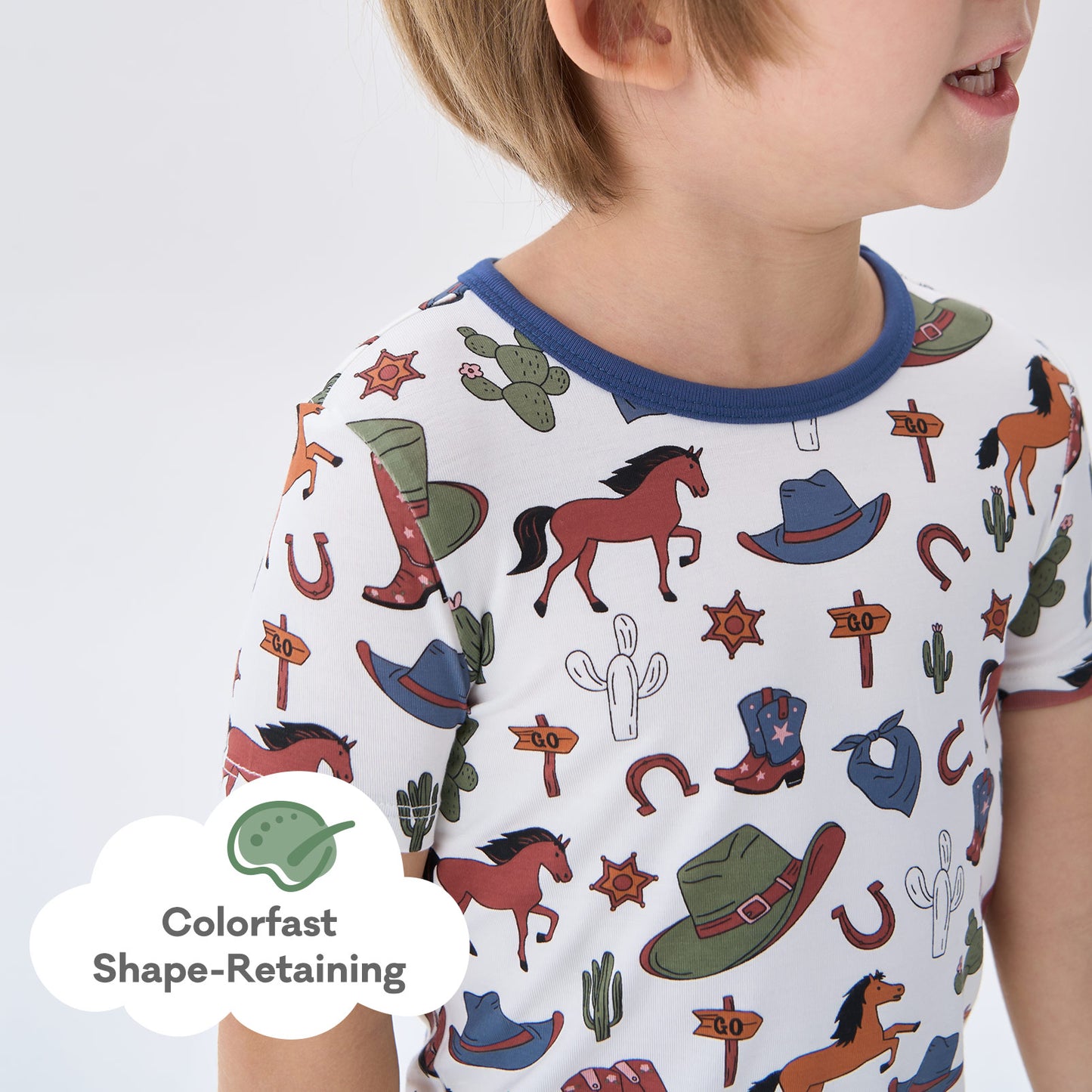 pureborn Toddler Little Kids Viscose From Bamboo Pajamas Set Short Sleeve Pjs Snug Fit Sleepwear 2pcs