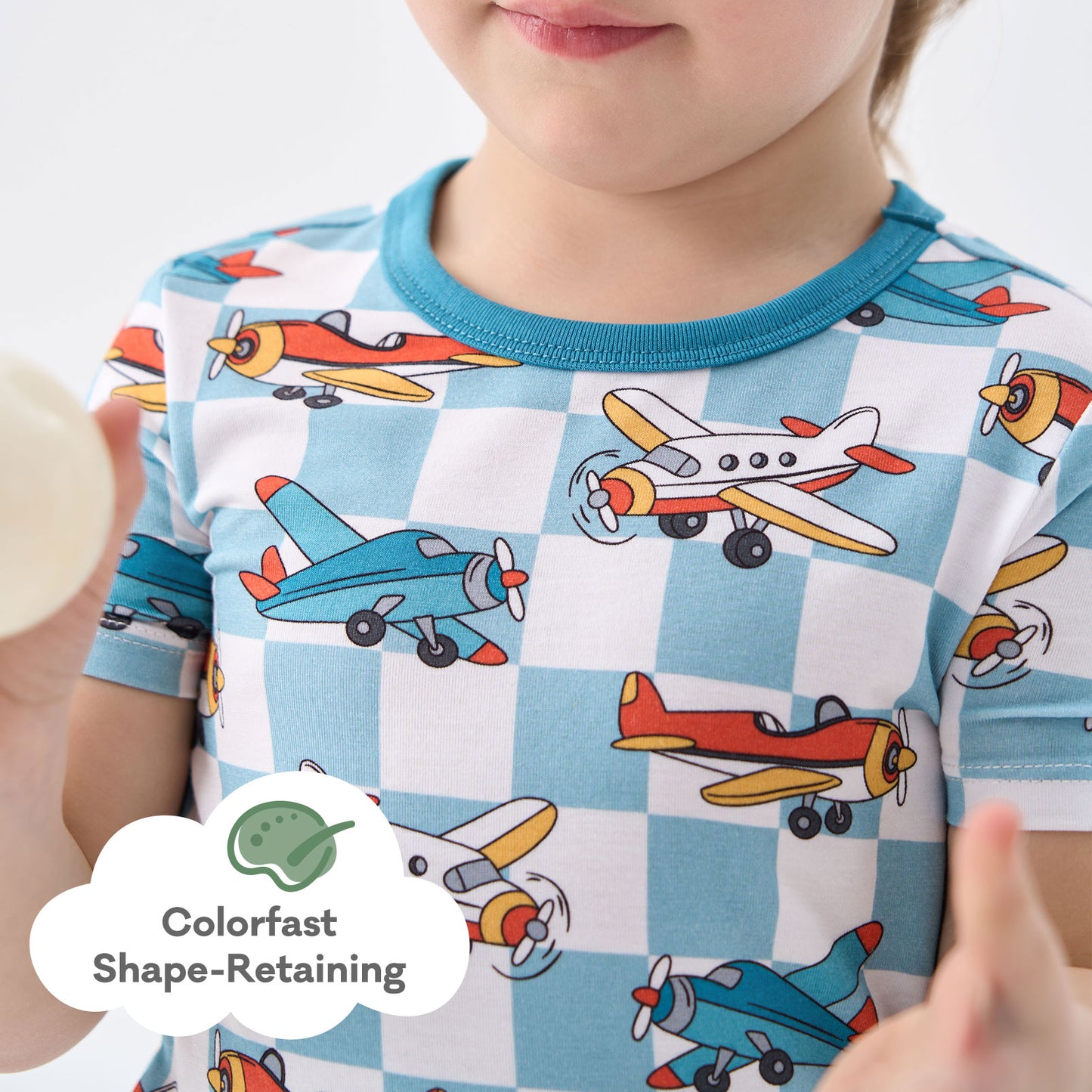 pureborn Toddler Little Kids Viscose From Bamboo Pajamas Set Short Sleeve Pjs Snug Fit Sleepwear 2pcs