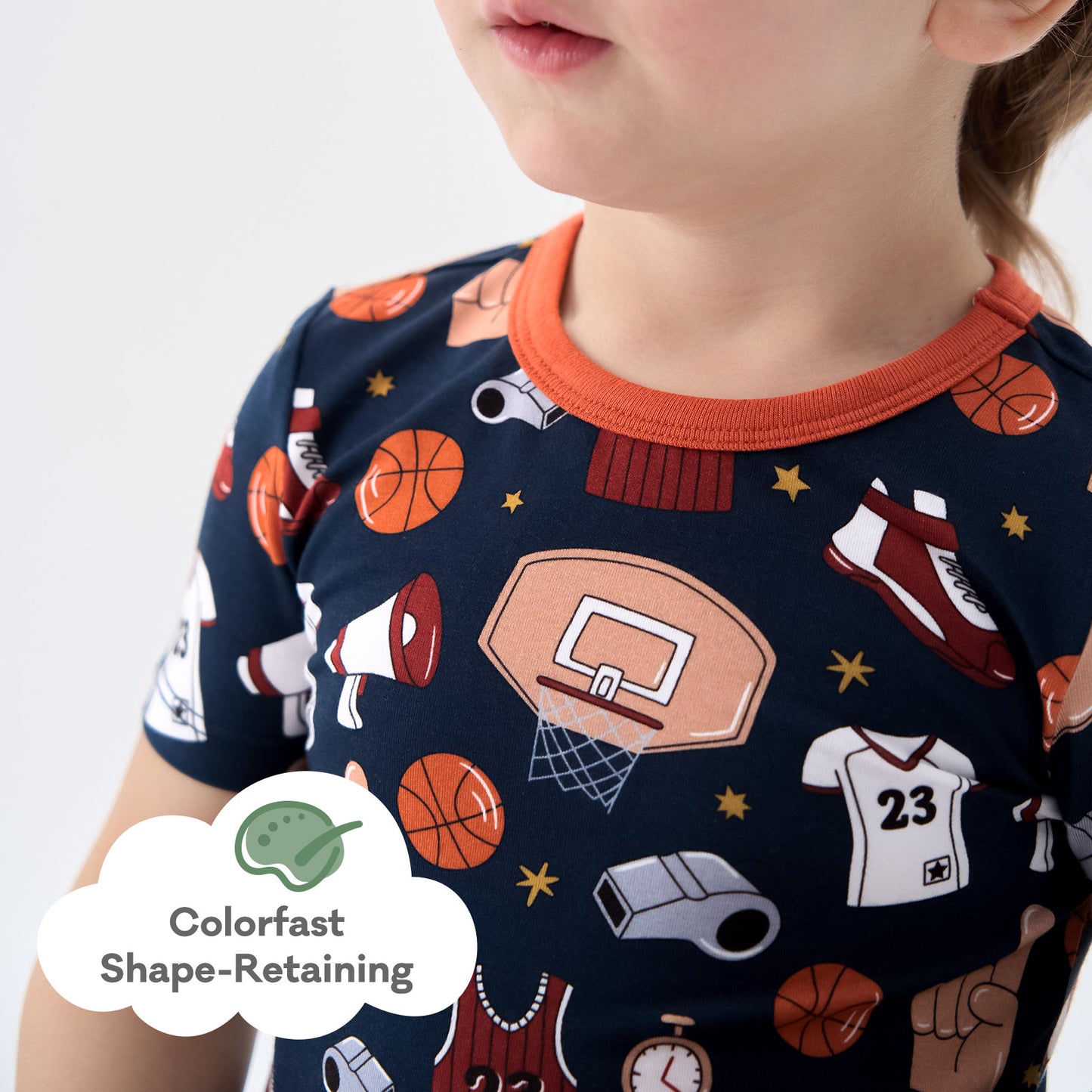 pureborn Toddler Little Kids Viscose From Bamboo Pajamas Set Short Sleeve Pjs Snug Fit Sleepwear 2pcs