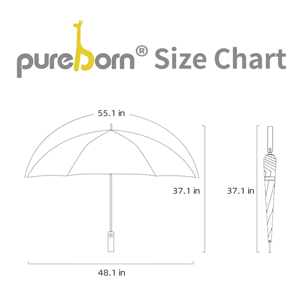 Umbrellas Automatic Open Windproof Long Handle Umbrella for Rain